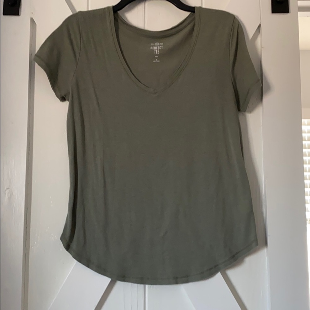 Green v neck